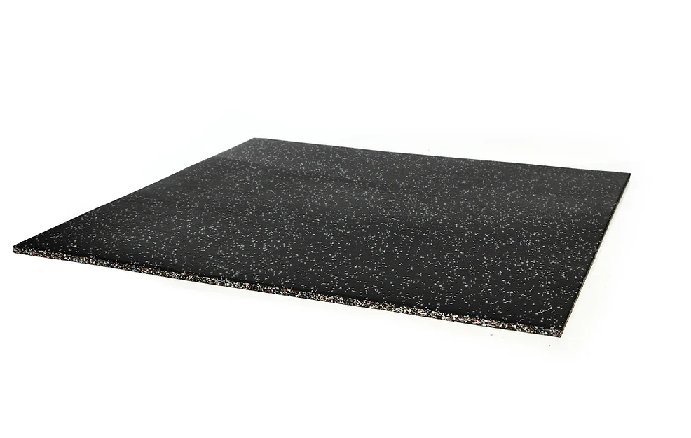 1m x 1m EPDM 30mm Grey Speckle Premium Rubber Floor Tiles