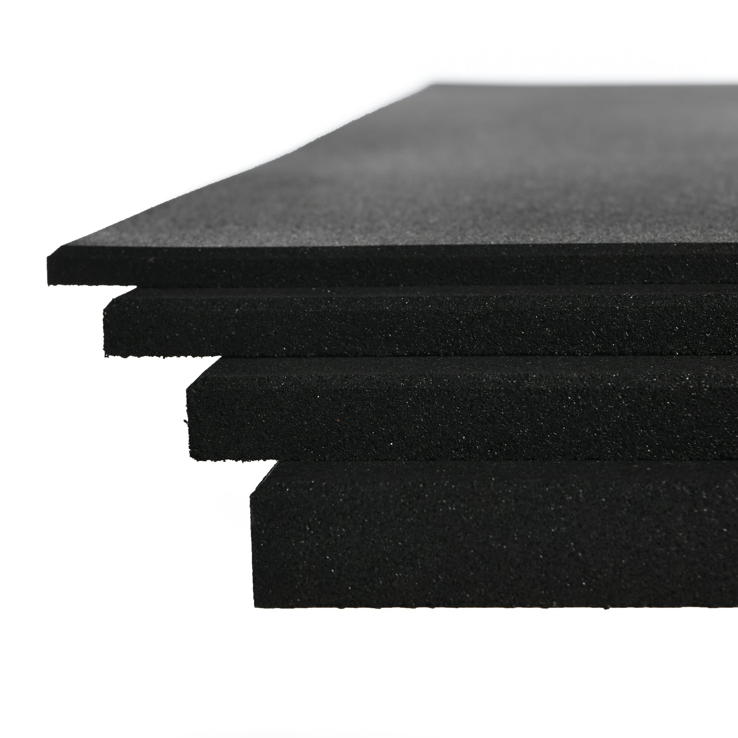 1m x 1m 30mm Anti Shock Gym Rubber Floor Tiles