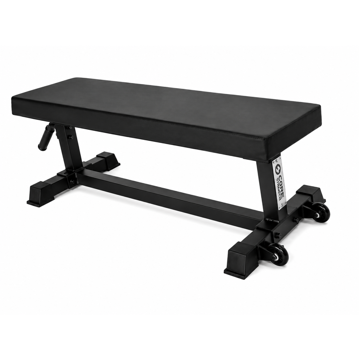 Core Strength Flat Bench with wheels
