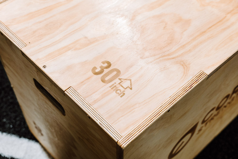 Core Strength Wooden Plyo Box