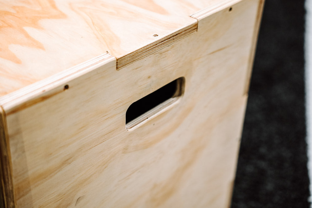 Core Strength Wooden Plyo Box
