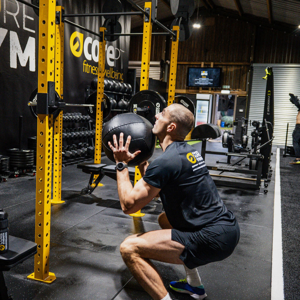 Core Strength Wall Balls