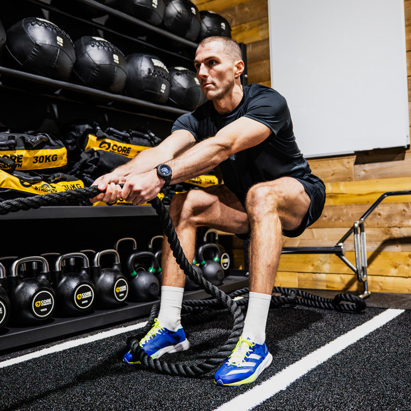 Core Strength sled pull rope for Hyrox workouts