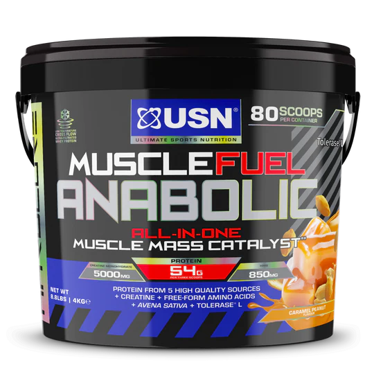 USN Muscle Fuel Anabolic All In One 4kg (Free shaker and 1L Water Jug)