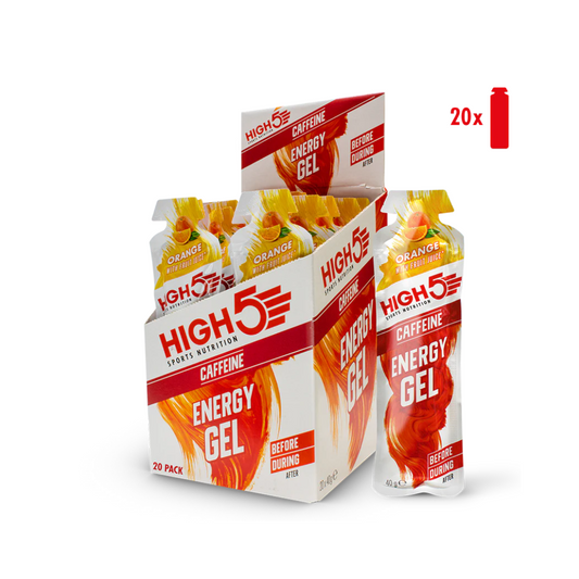 High 5 Energy Gel + Caffeine - 20 Pack