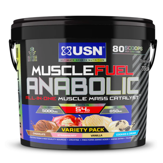 USN Muscle Fuel Anabolic All In One 4kg (Free shaker and 1L Water Jug)