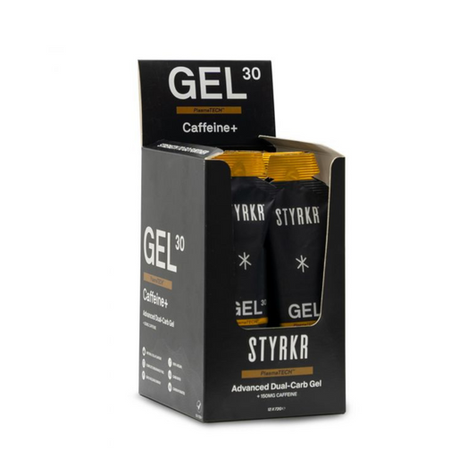 STYRKR GEL30 Caffeine Dual-Carb Energy Gel (12 x 60ml)