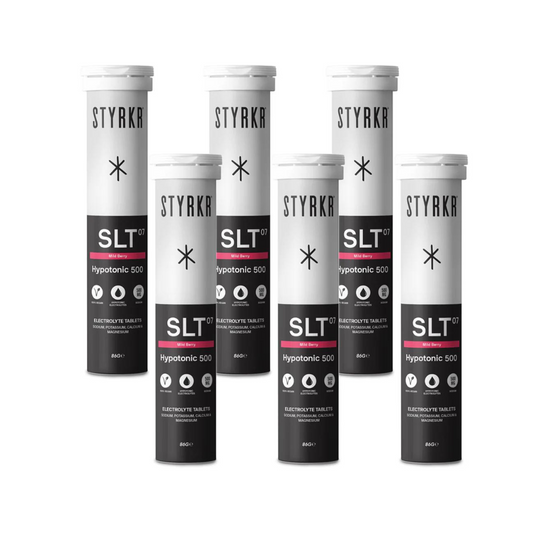 STYRKR SLT07 Hydration Tablets Mild Berry 500MG (Box of 6)