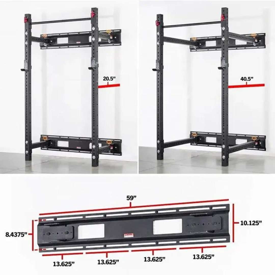 Wall Mounted Folding Rack