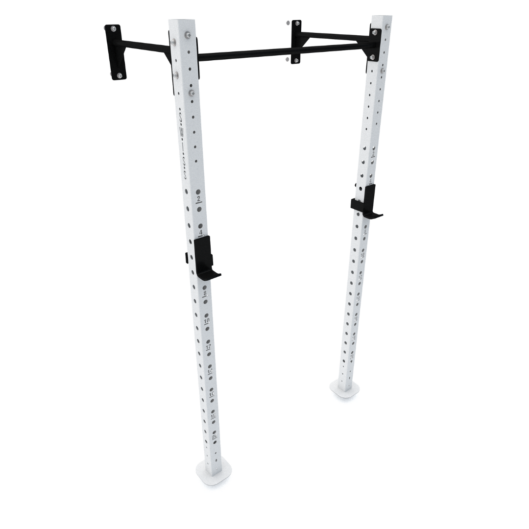 Single bay wall mounted rig white