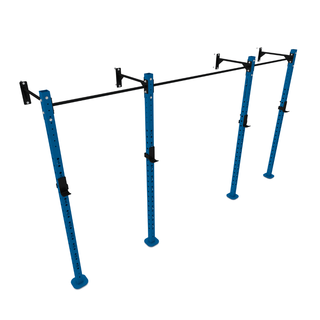 2 bay wall mounted rig Blue