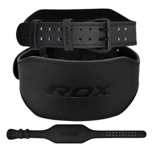 RDX 6R 6 inch Leather Weighlifting Gym Belt