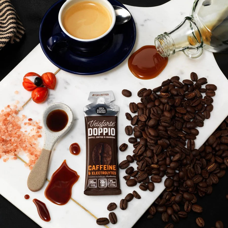 Veloforte Doppio – Natural Caffeine Energy Gel Maple, Coffee & Guarana