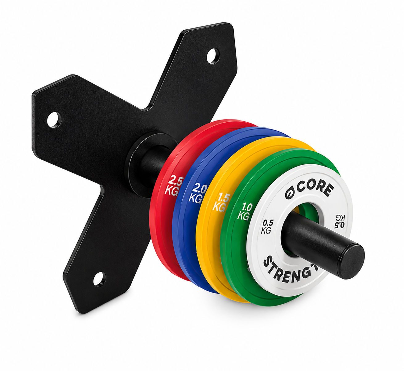 Wall Mounted Bumper Plate Storage Horn