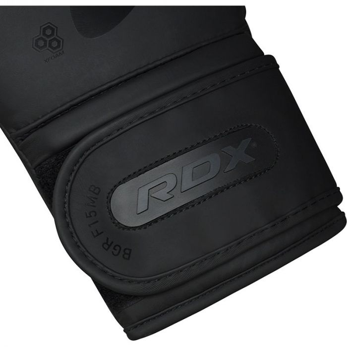 RDX F15 Noir Black Boxing Gloves