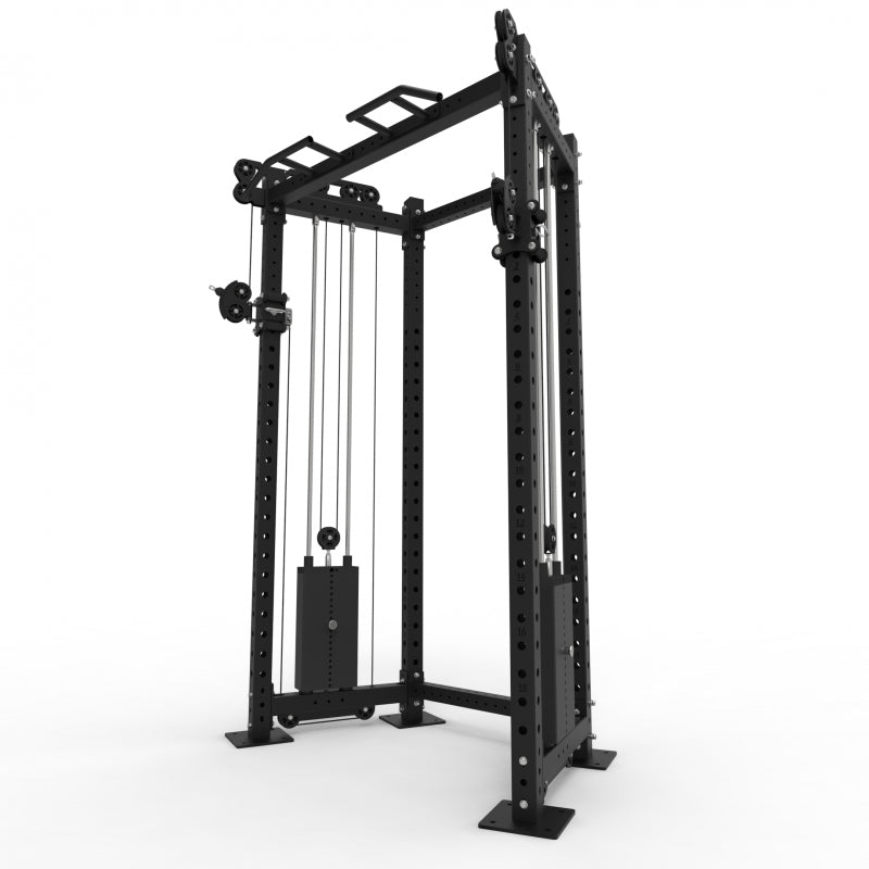 Rack with Dual Adjustable Pulley – Core Strength