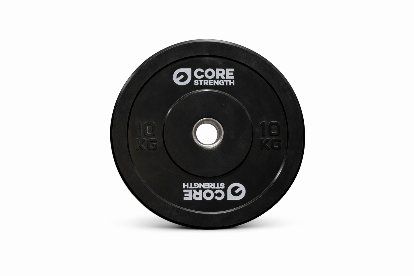 Core Strength Black Rubber Bumper Plates (Pair)