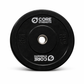 Core Strength Black Rubber Bumper Plates (Pair)
