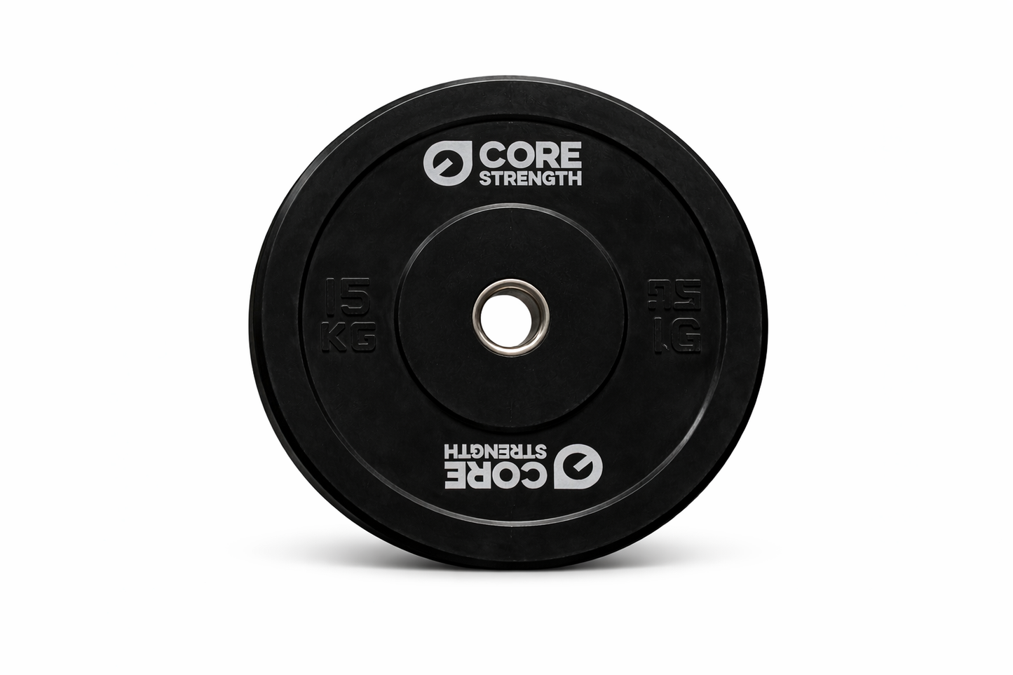 Core Strength Black Rubber Bumper Plates (Pair)