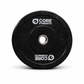 Core Strength Black Rubber Bumper Plates (Pair)