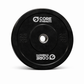 Core Strength Black Rubber Bumper Plates (Pair)