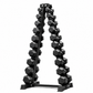Hex Dumbbell Set 1-10kg with vertical rack