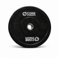 Core Strength 20kg black rubber bumper plate