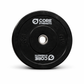 Core Strength 5kg black rubber bumper plate