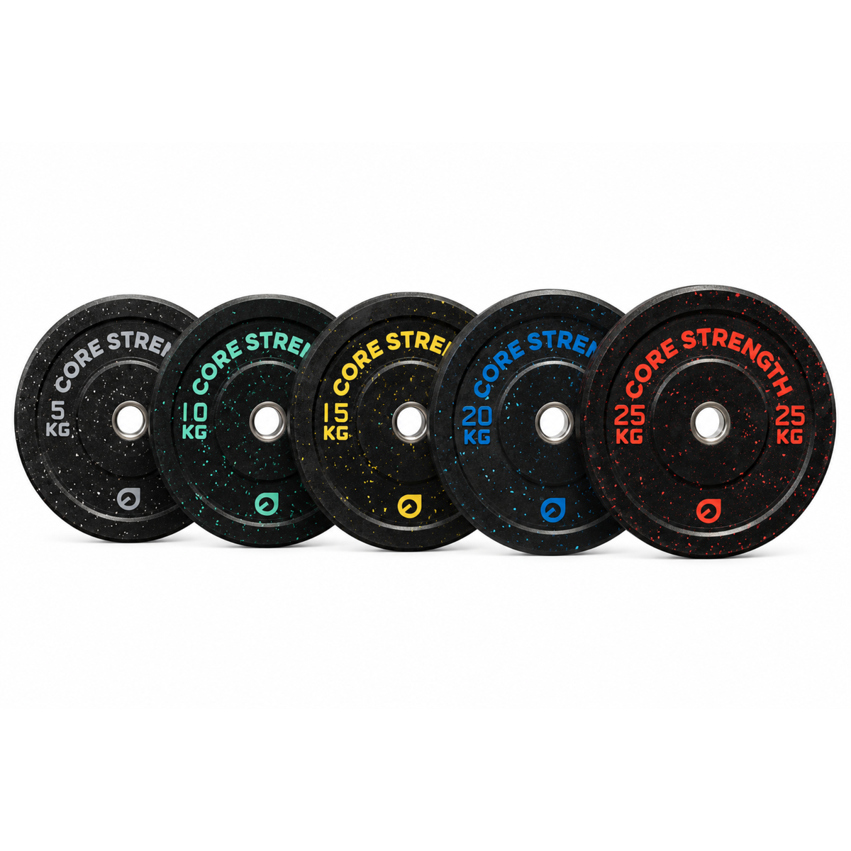 Core Strength Hi Temp Crumb Rubber Bumper Plates