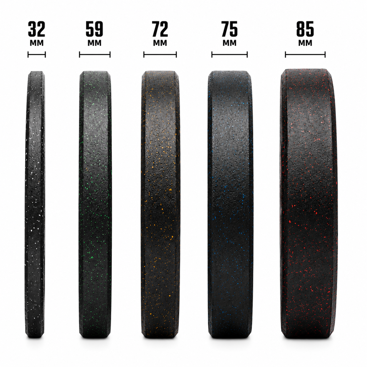 Core Strength Hi Temp Crumb Rubber Bumper Plates