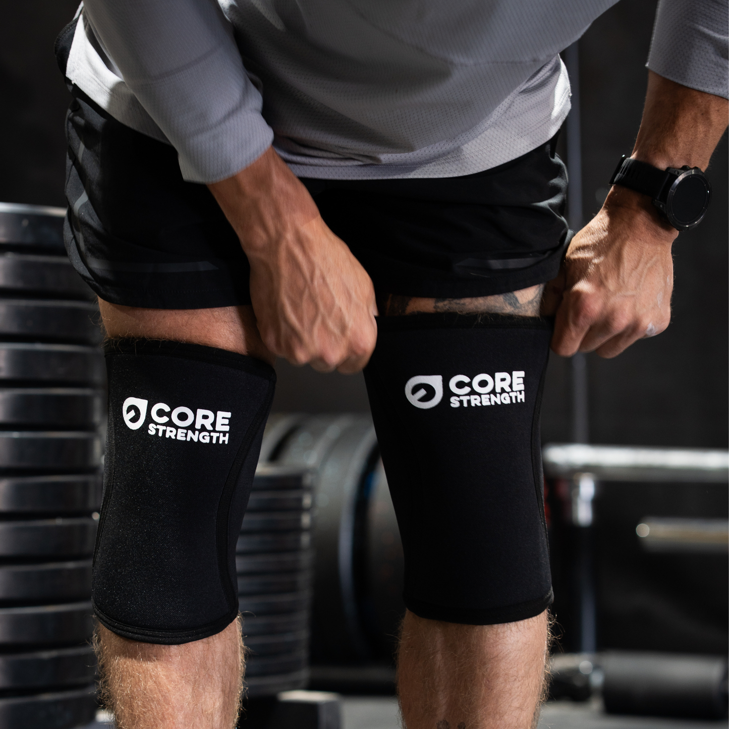 Core Strength Neoprene Knee Sleeves