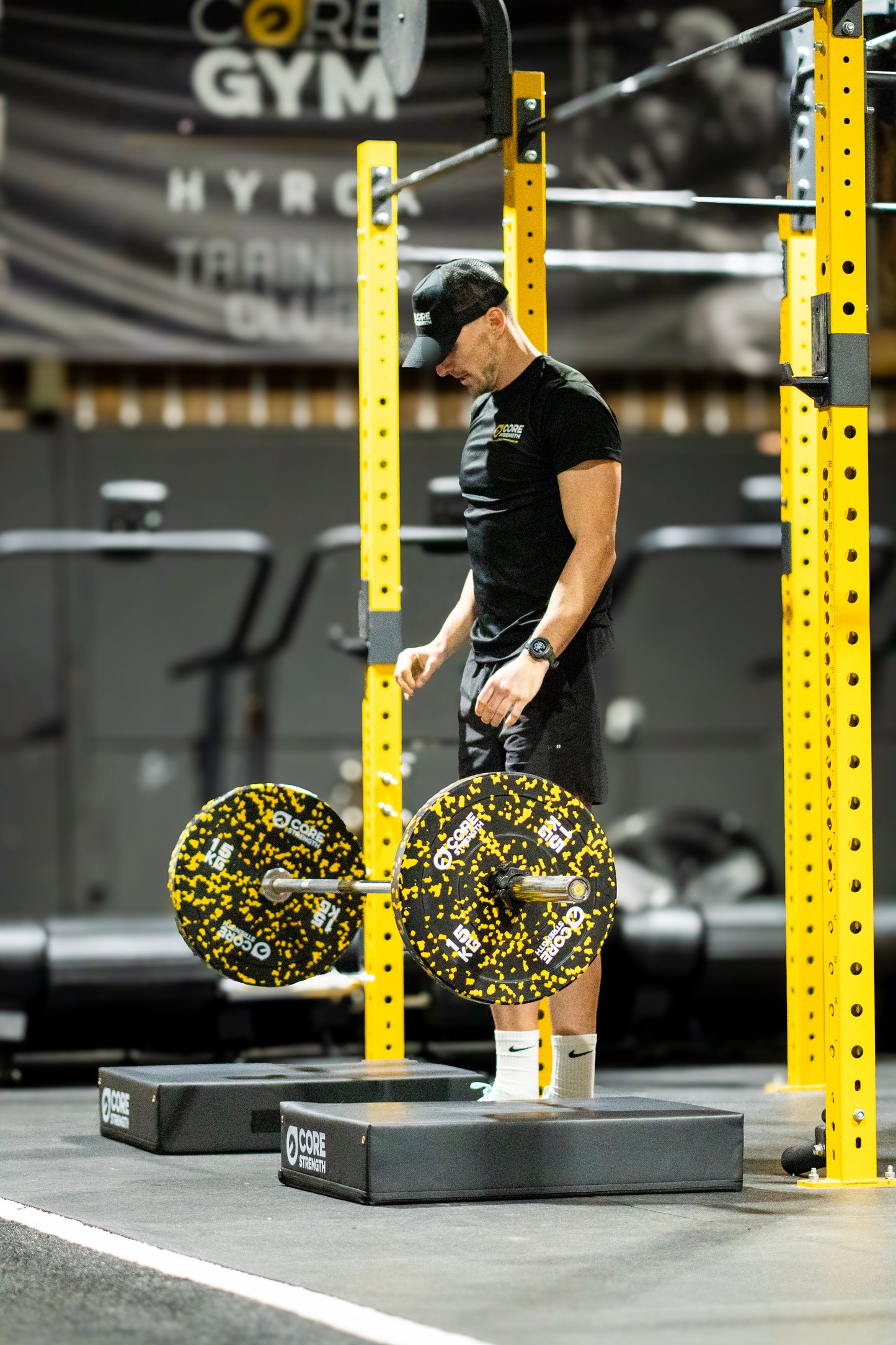 Core Strength Weightlifting Drop Pads Pair