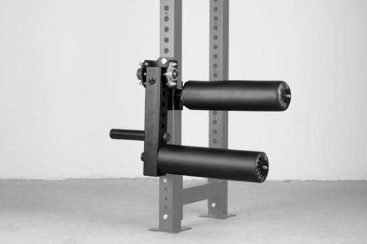 Rig / Squat rack Leg Curl / Extension Attachment