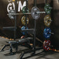 Core Strength Fleck Rubber Bumper Plates (sold in pairs)