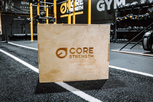 Core Strength Wooden Plyo Box