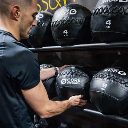 Core Strength Wall Balls