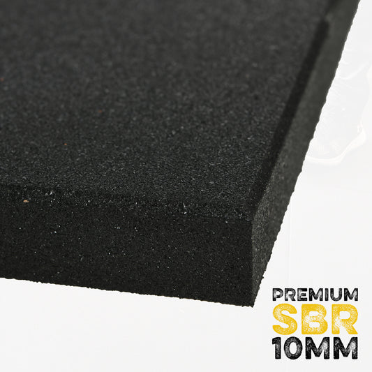 Premium SBR | 10mm 1m x 1m Rubber Floor Tiles