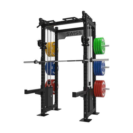 Stacked Half Rack with double Pulley