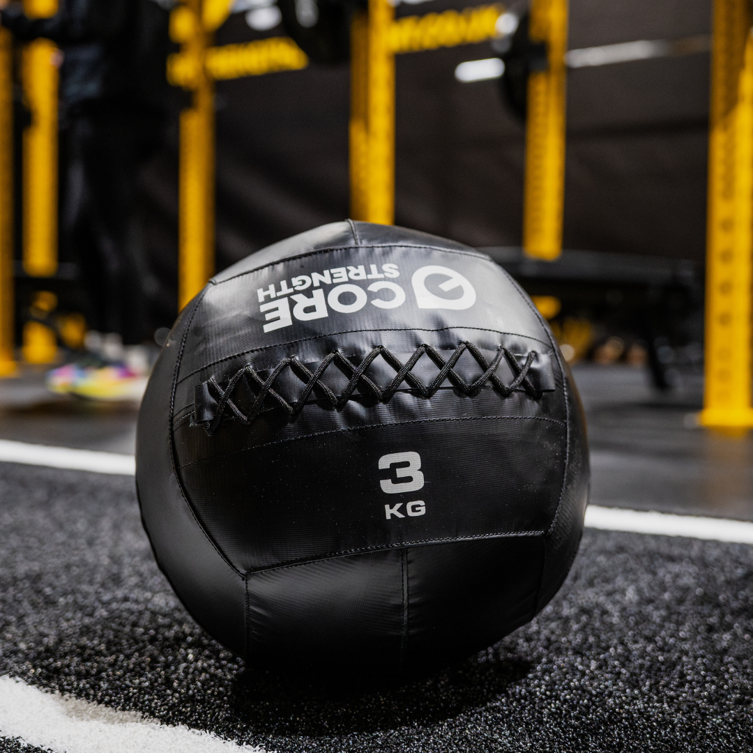 Core Strength Wall Balls