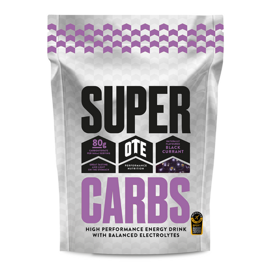 Blackcurrant OTE Nutrition Super Carbs Energy Drink 850g Sack (10 servings)