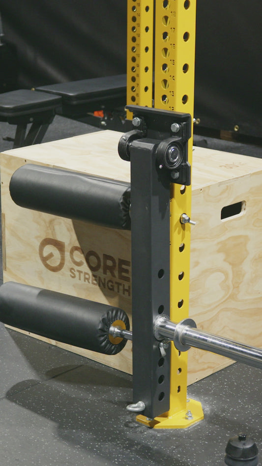Rig / Squat rack Leg Curl / Extension Attachment