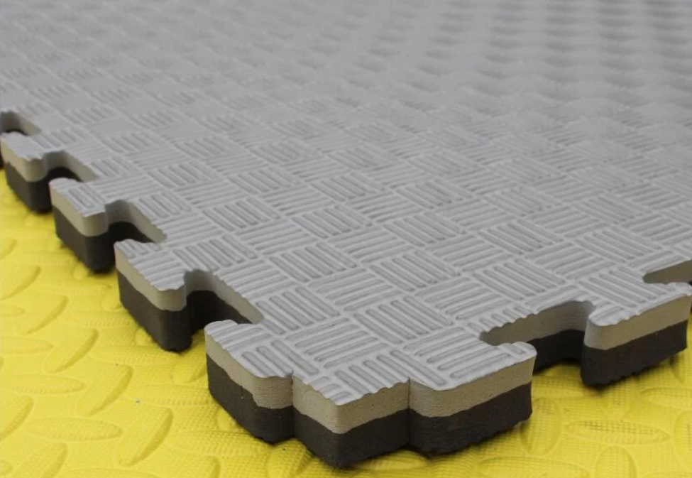 Grey Black MMA Mats Core Strength